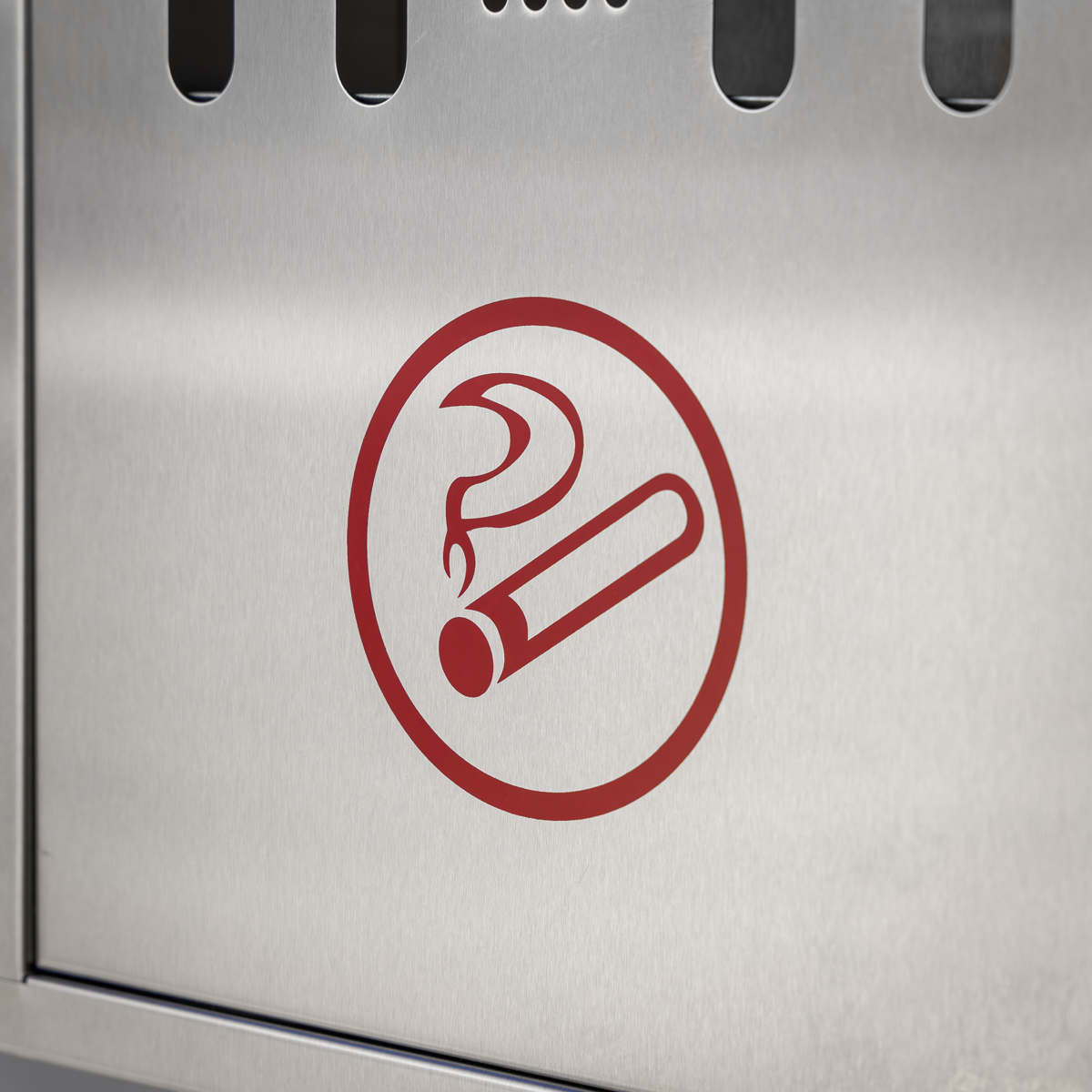 Cigarette Bin Stainless Steel