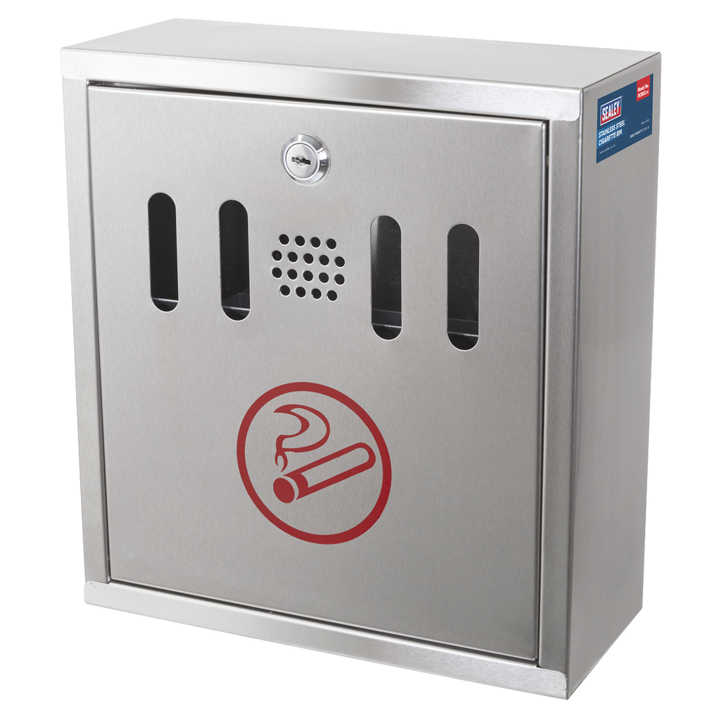 Cigarette Bin Stainless Steel