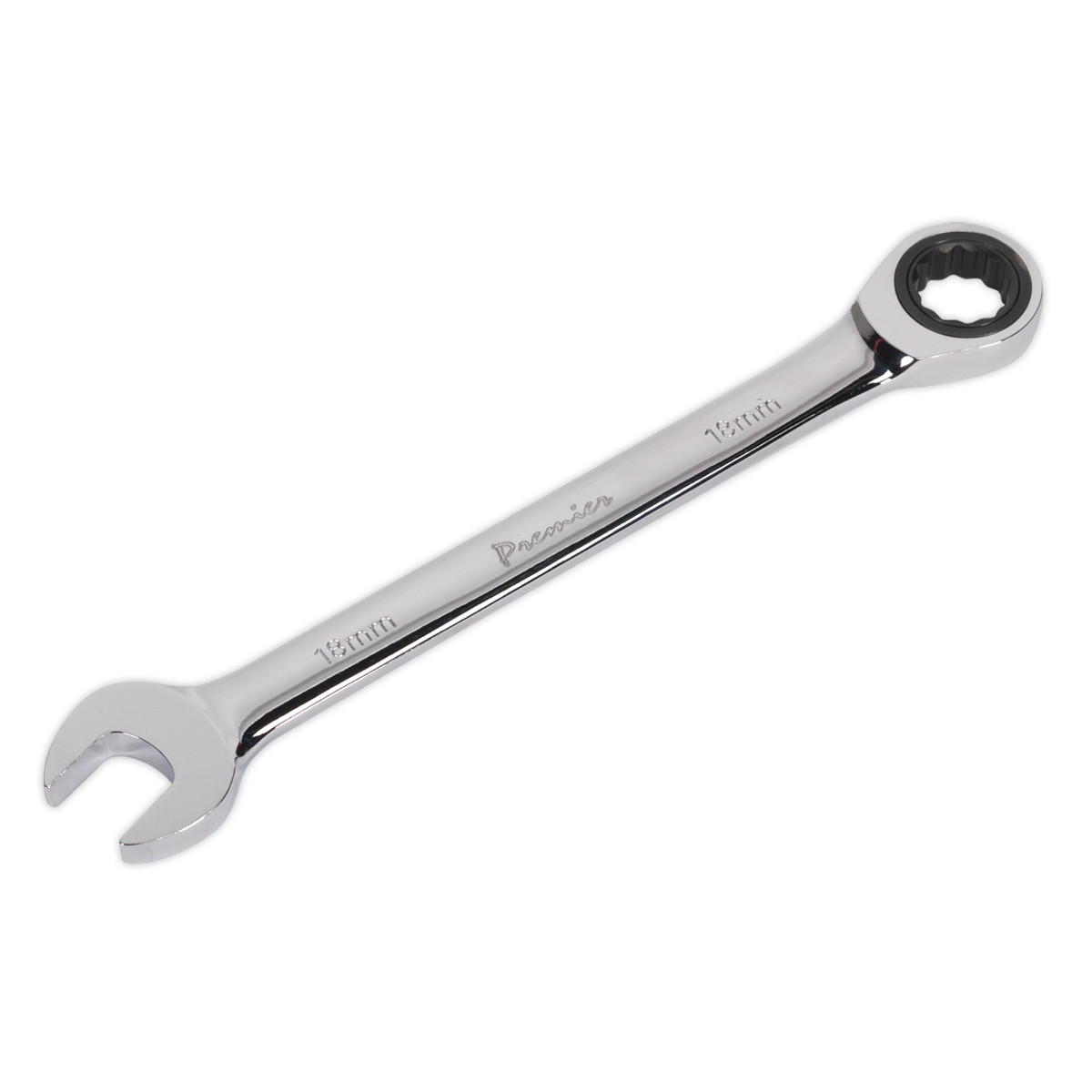 Premier Combination Ratchet Spanner 18mm