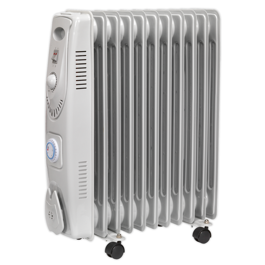 Oil Filled Radiator with Timer, 11-Element, 2500W (RD2500T)