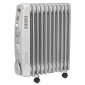 Oil Filled Radiator with Timer, 11-Element, 2500W (RD2500T)