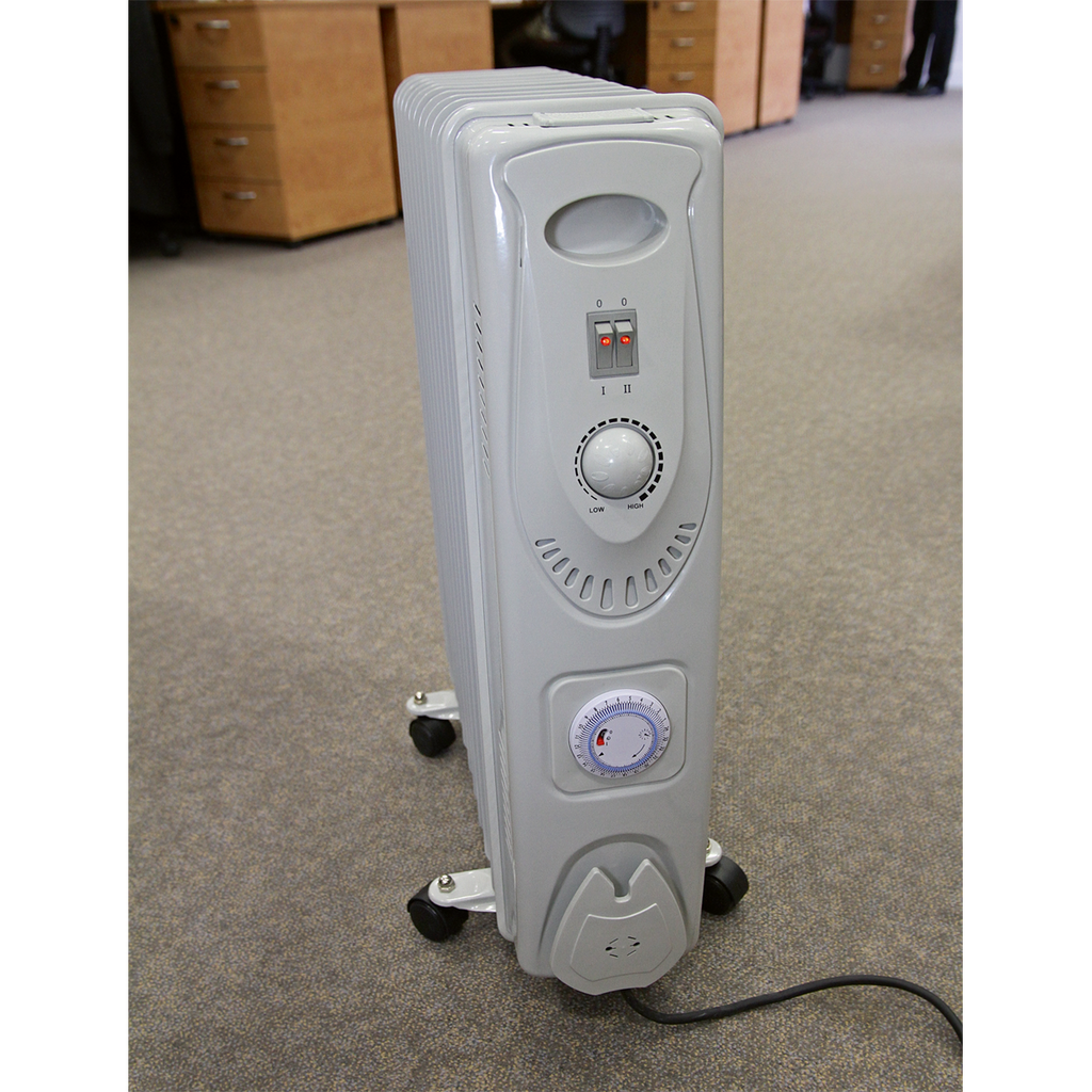 Oil Filled Radiator with Timer, 11-Element, 2500W (RD2500T)