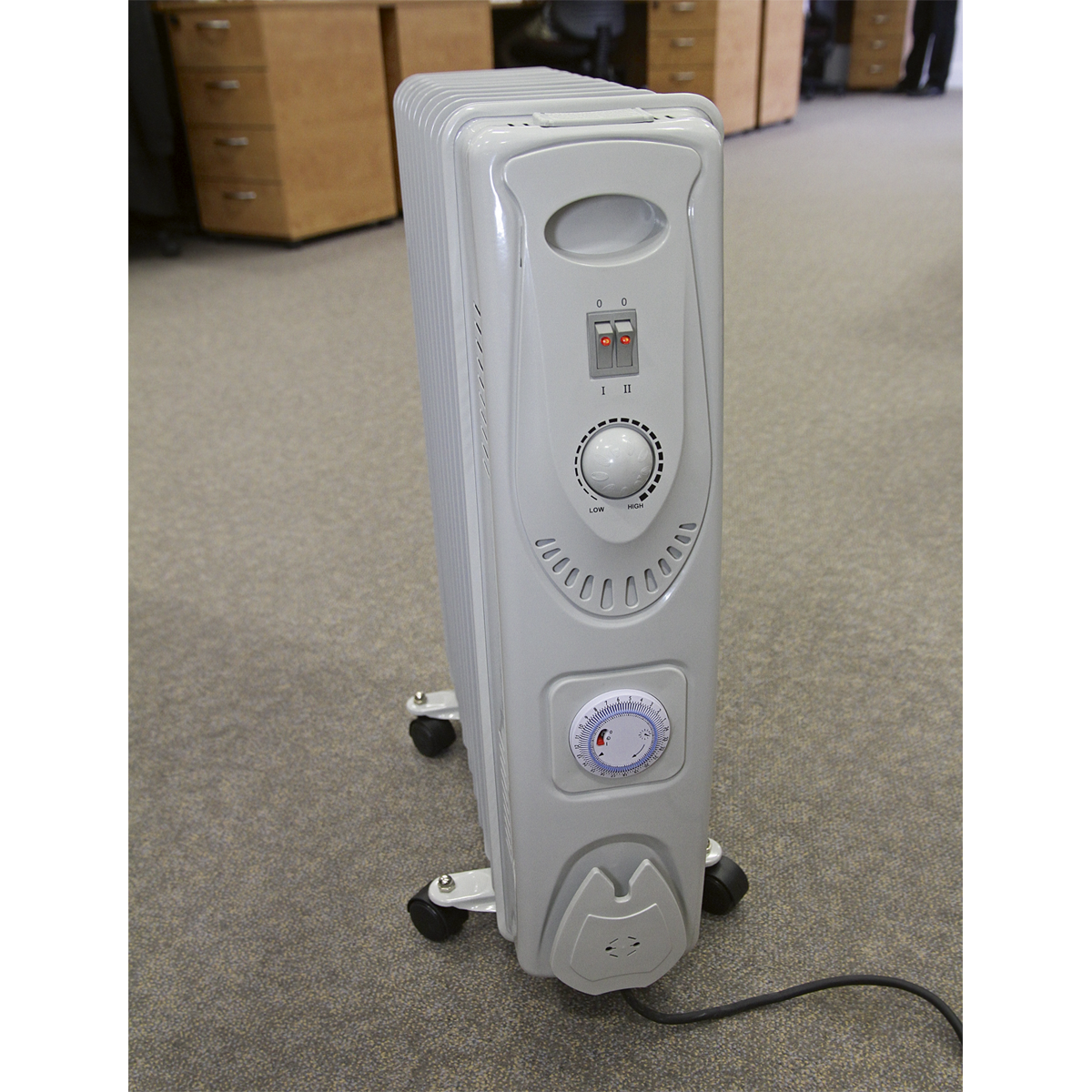 Oil Filled Radiator with Timer, 11-Element, 2500W (RD2500T)