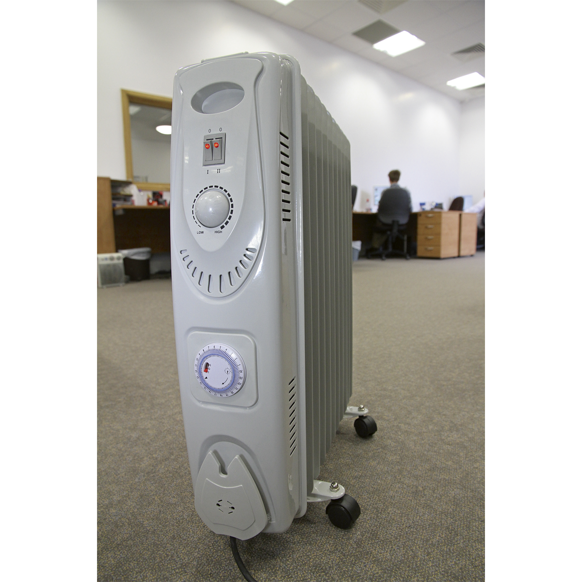 Oil Filled Radiator with Timer, 11-Element, 2500W (RD2500T)