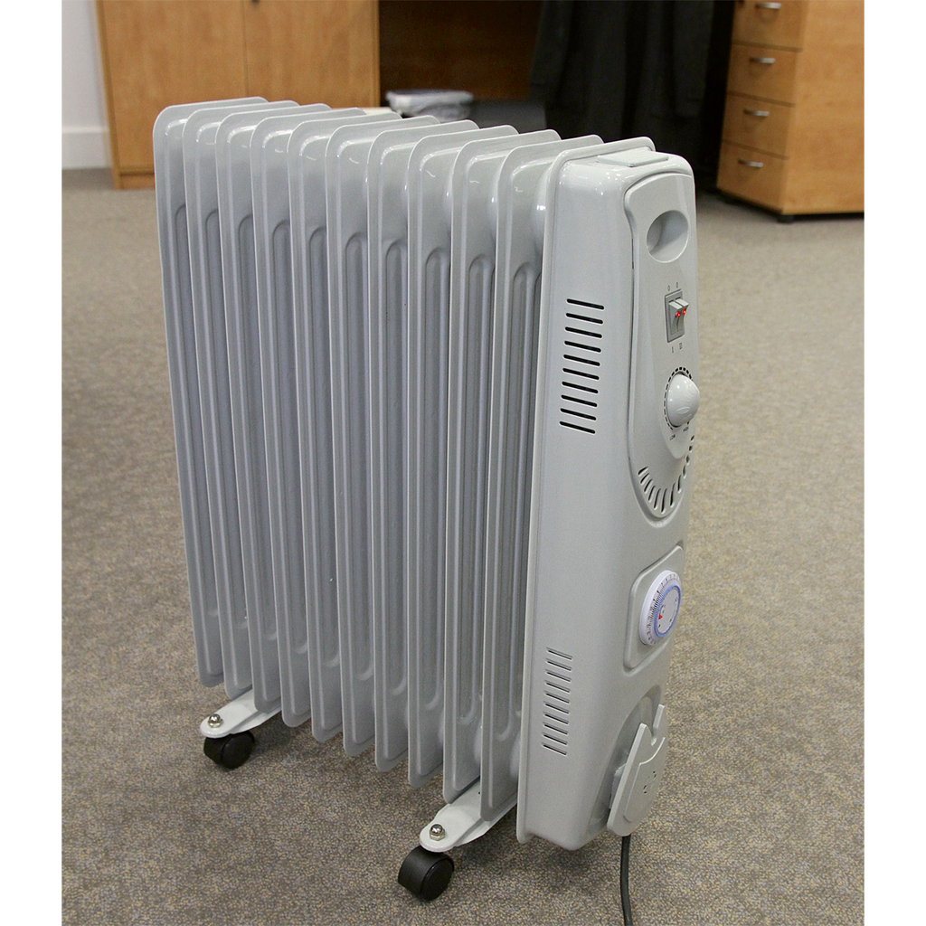 Oil Filled Radiator with Timer, 11-Element, 2500W (RD2500T)