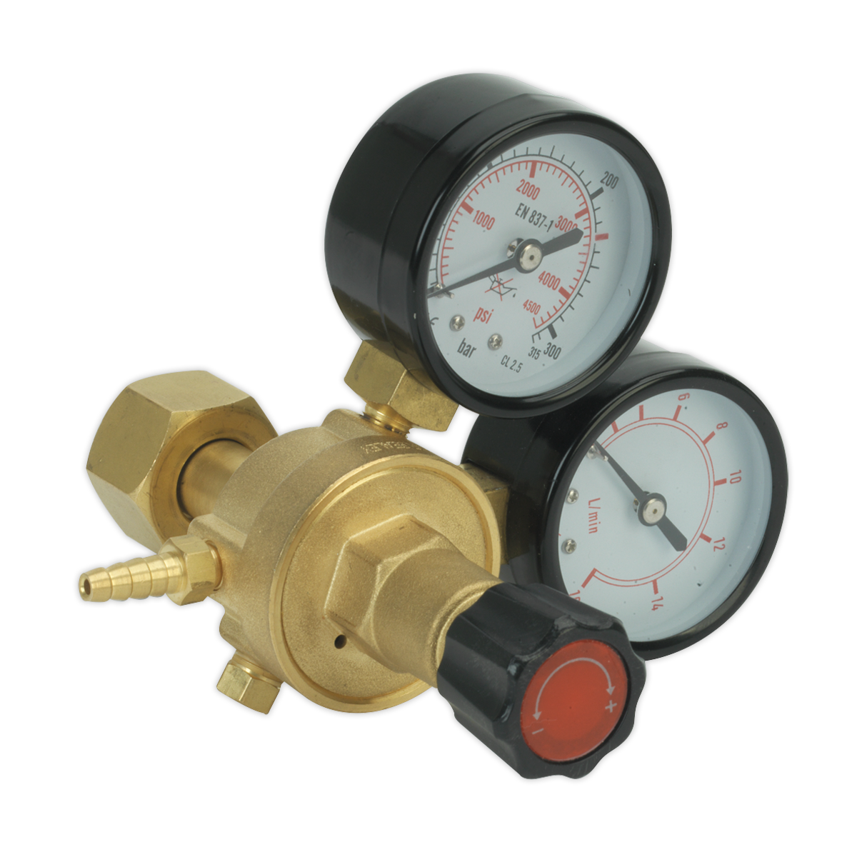 Industrial MIG Gas Regulator 2-Gauge