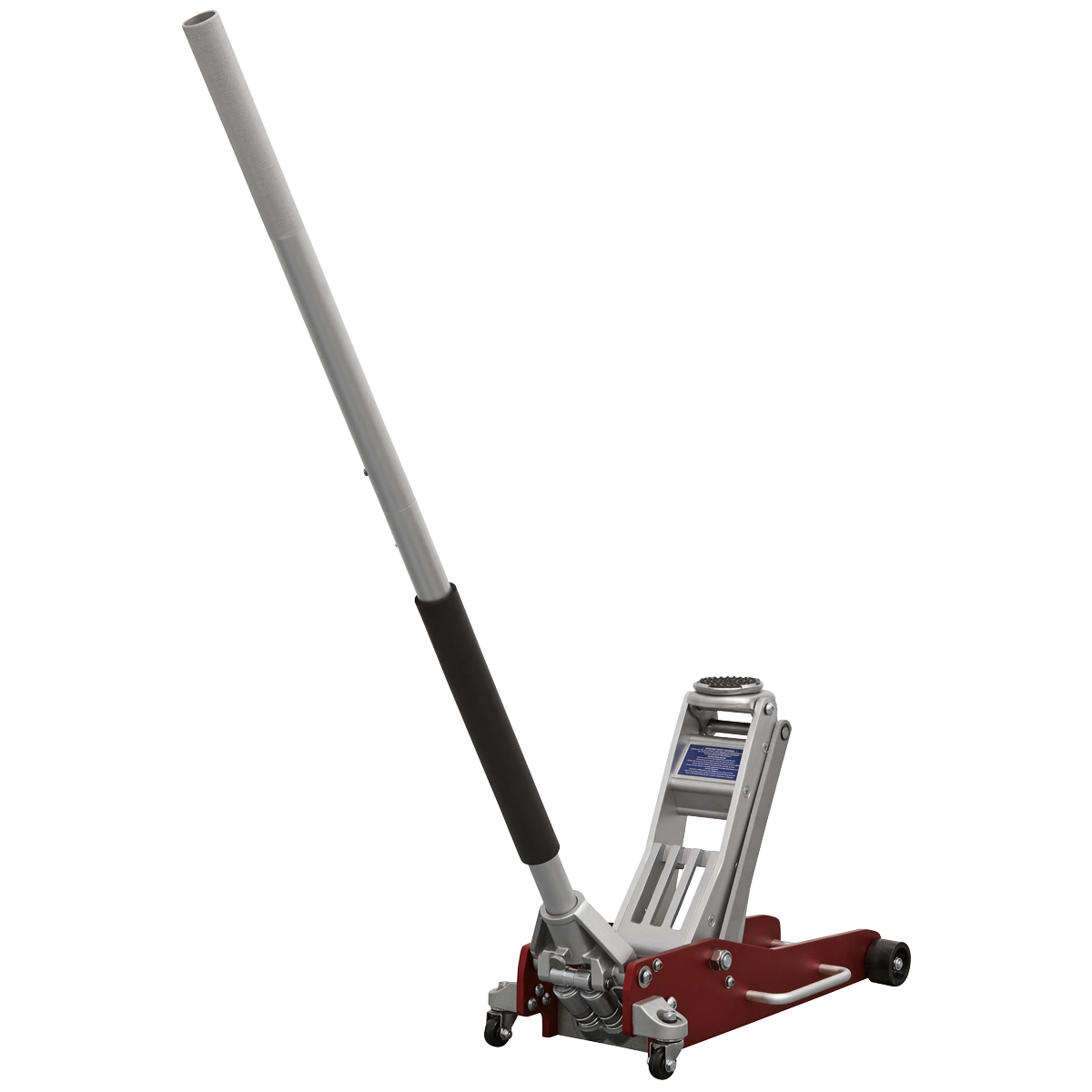 Premier Low Profile Aluminium Trolley Jack with Rocket Lift 2.5 Tonne