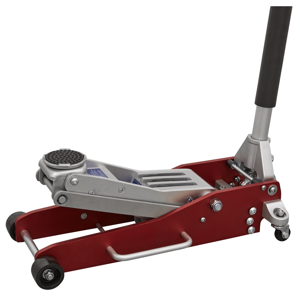 Premier Low Profile Aluminium Trolley Jack with Rocket Lift 2.5 Tonne
