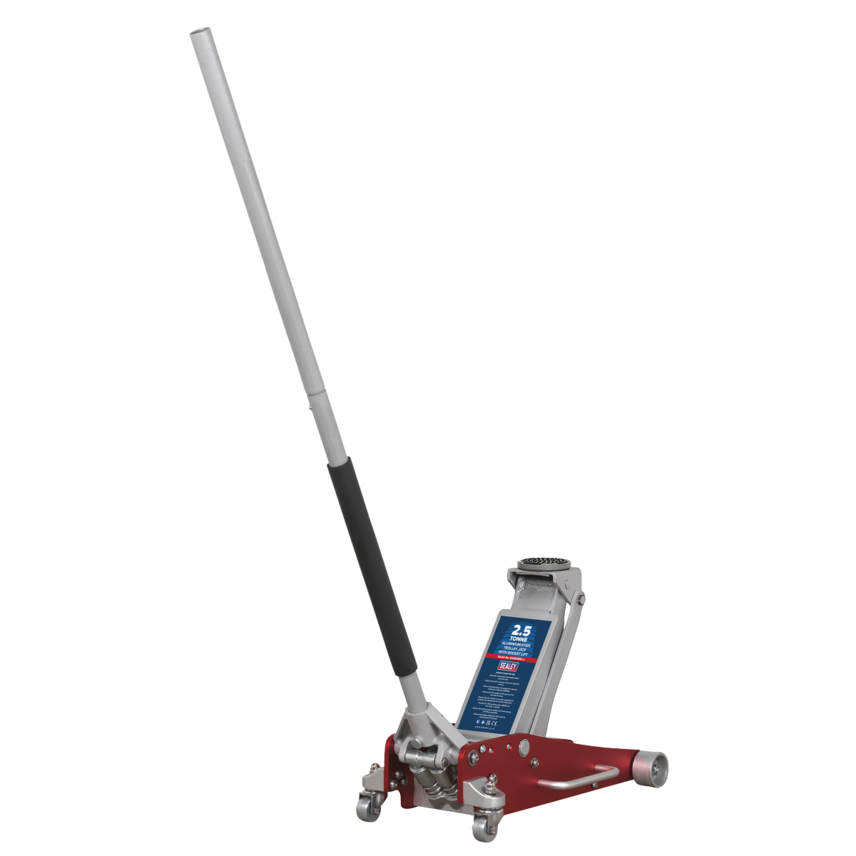 Aluminium/Steel Trolley Jack with Rocket Lift, 2.5 Tonne (RJAS2500)