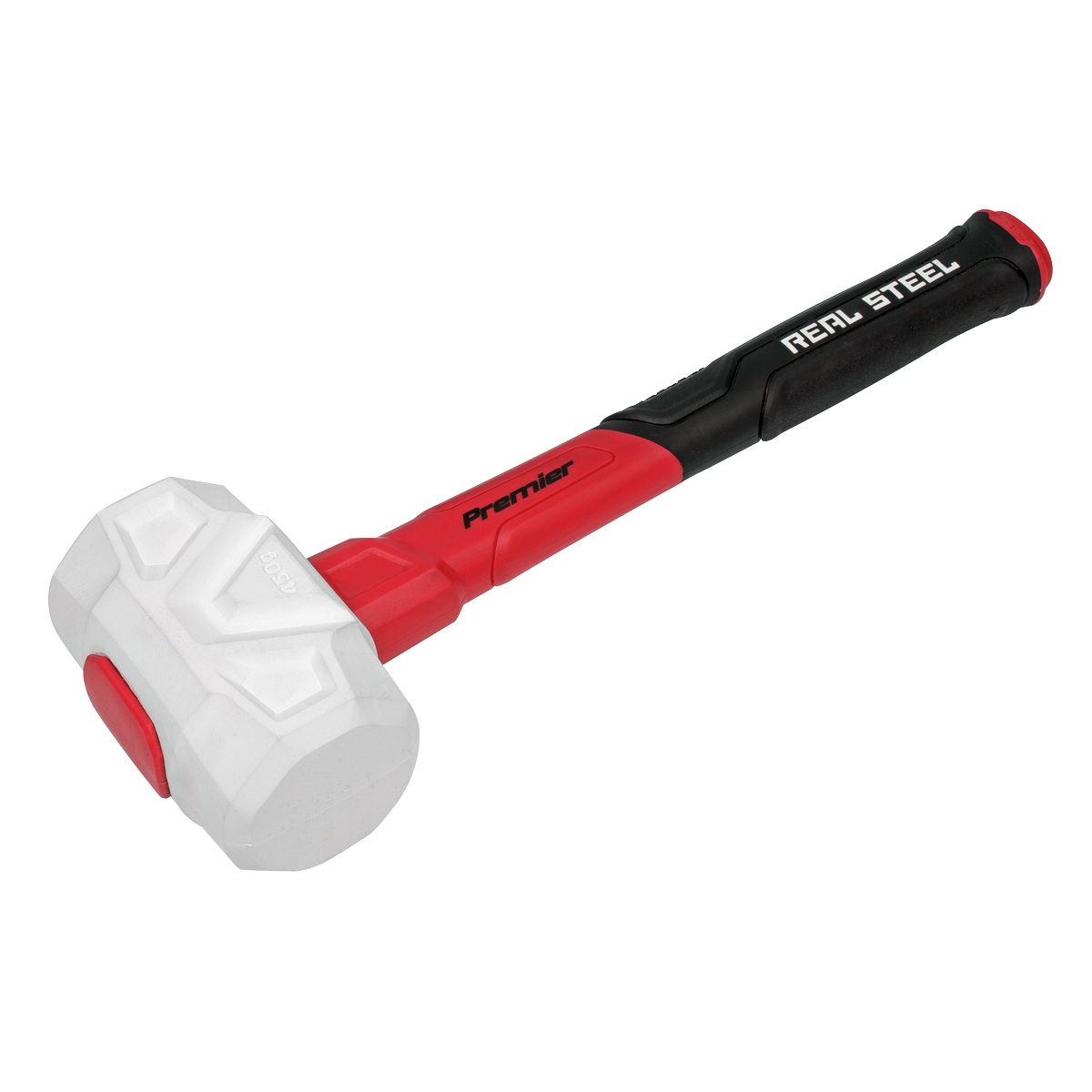 Premier Rubber Mallet with Fibreglass Shaft & Graphite Core 16oz