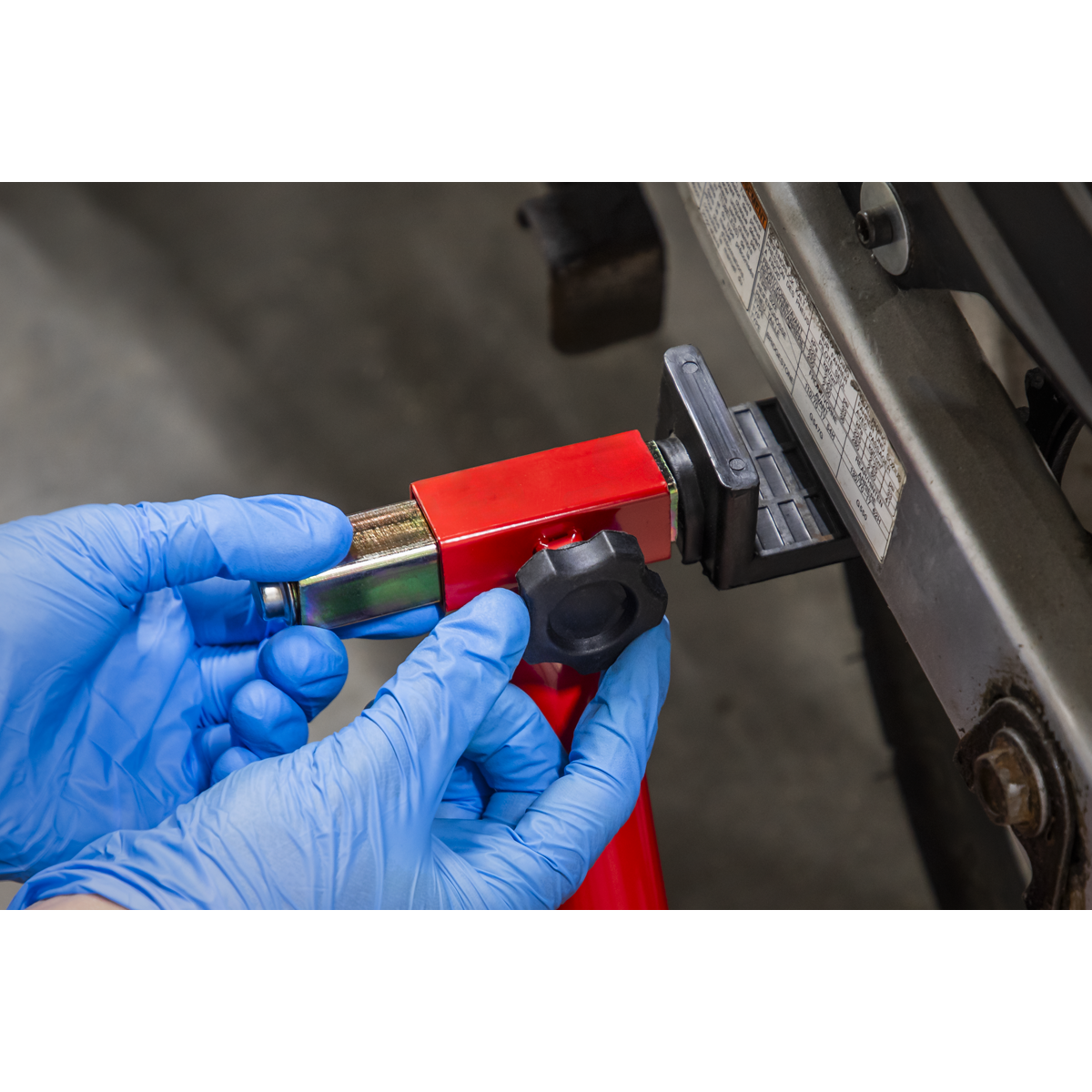 Rear Paddock Stand with Rubber Supports (RPS2KD)
