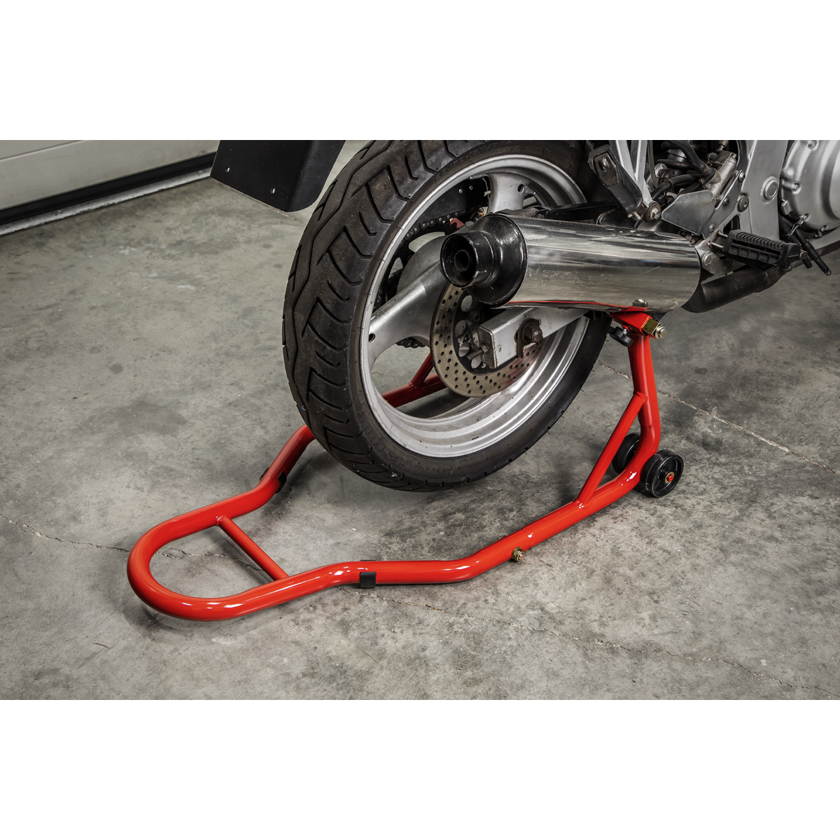 Rear Paddock Stand with Rubber Supports (RPS2KD)