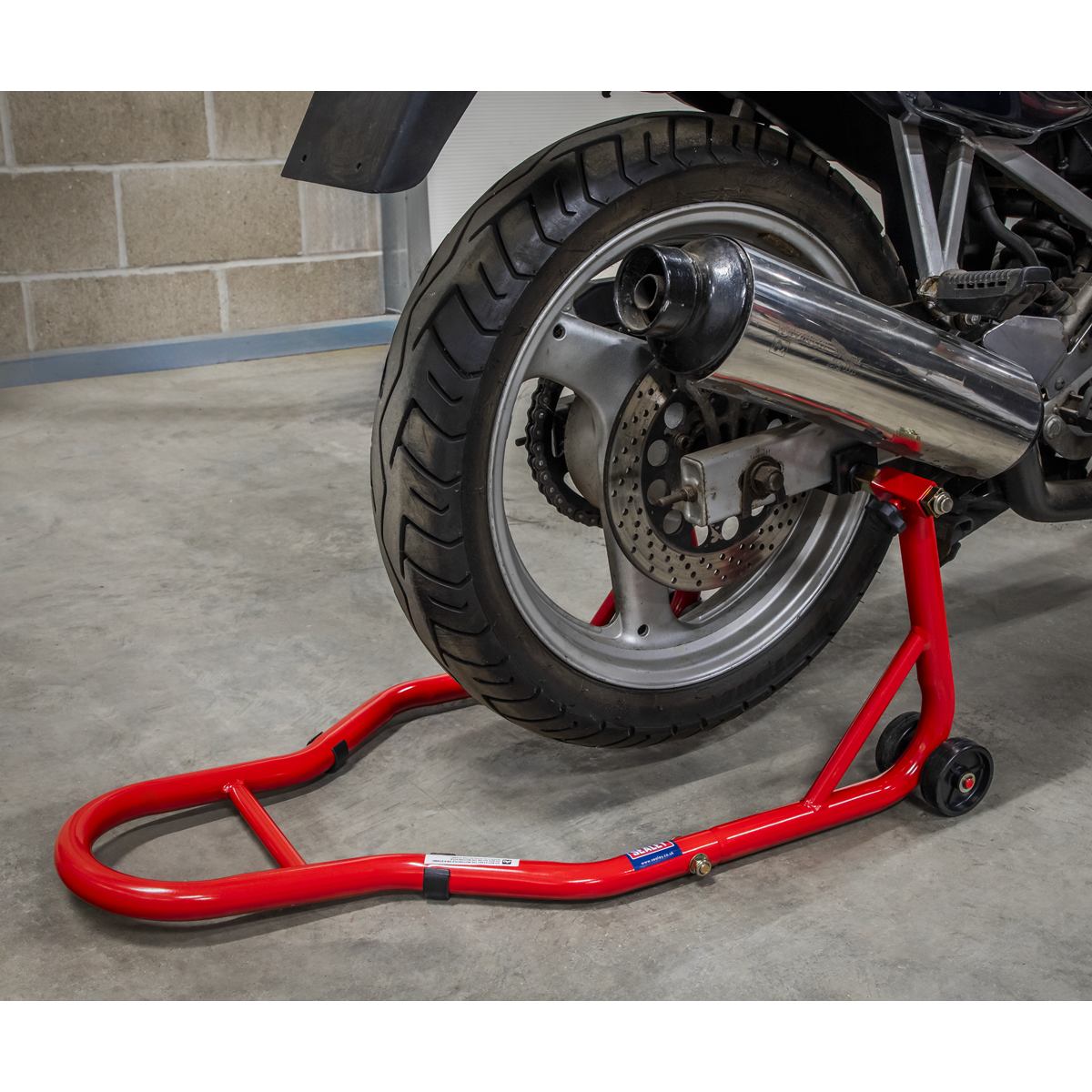 Rear Paddock Stand with Rubber Supports (RPS2KD)