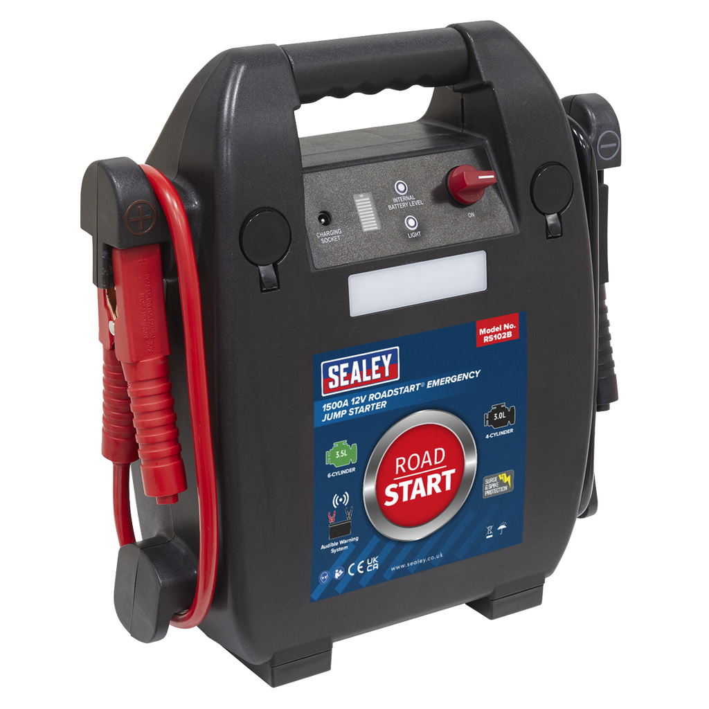 RoadStart® 12V Emergency Jump Starter, 1500A (RS102B)