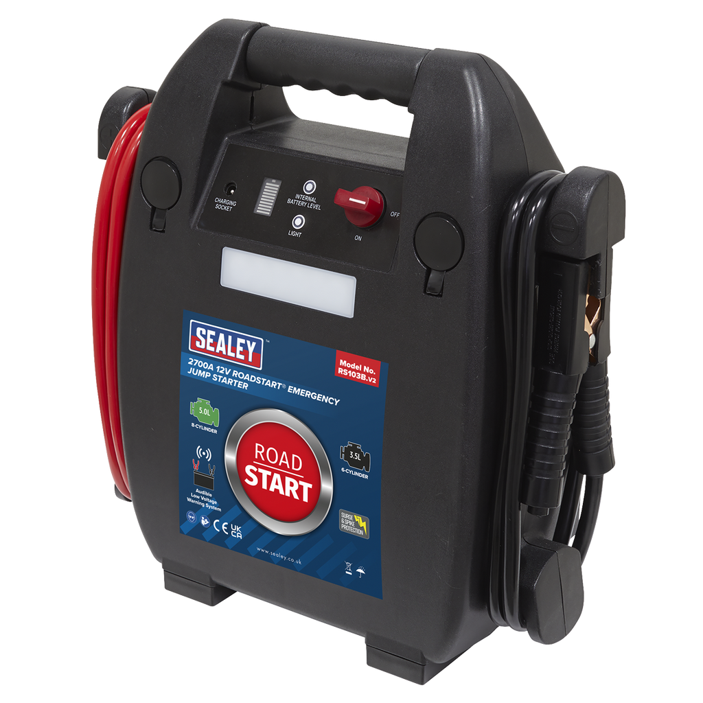 RoadStart® 12V Emergency Jump Starter, 2700A (RS103B)