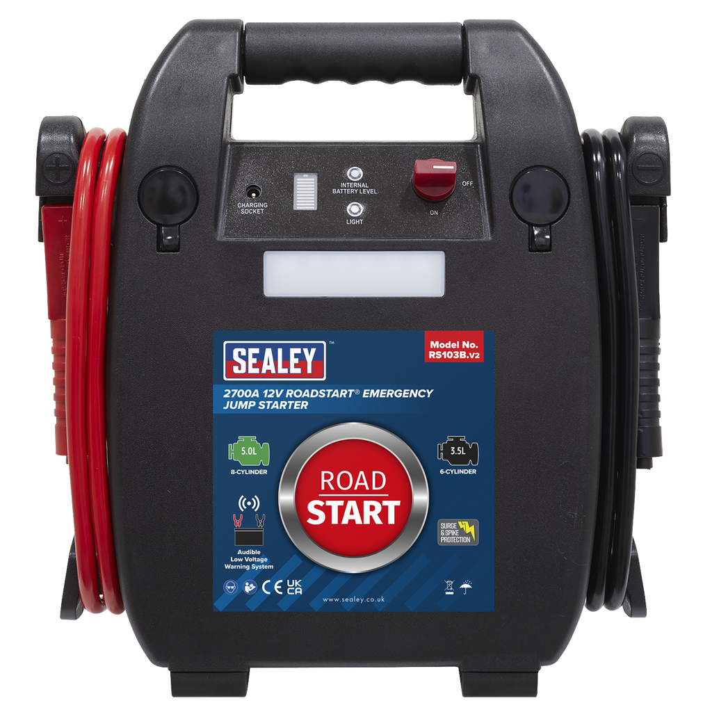 RoadStart® 12V Emergency Jump Starter, 2700A (RS103B)