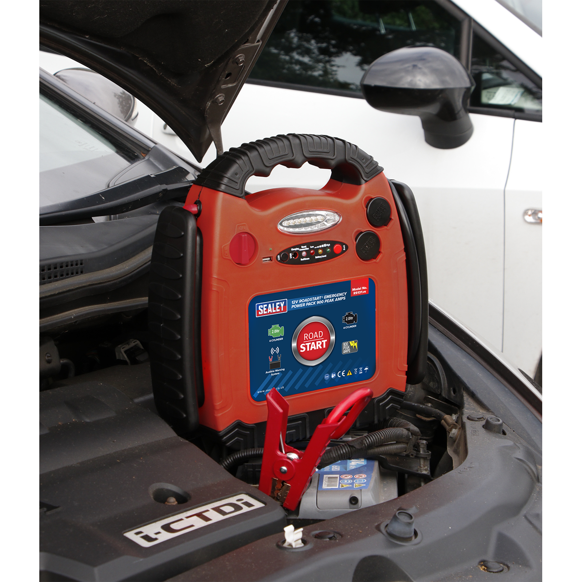 RoadStart® 12V Emergency Jump Starter, 900A (RS131) (Factory Refurbished B)