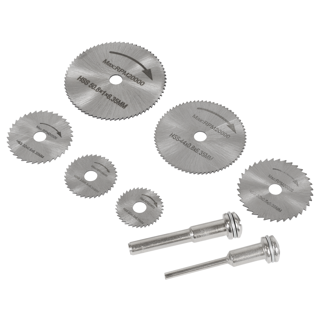 Rotary Drill Saw Blade Set 8pc