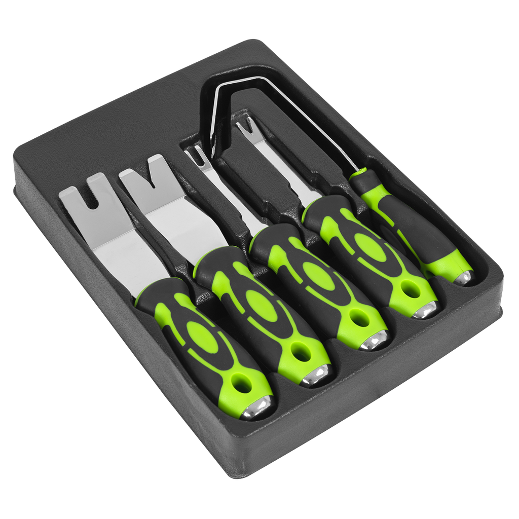 Door Panel & Trim Clip Removal Tool Set 5pc