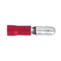Male Bullet Terminal 4mm, Red - Pack of 100