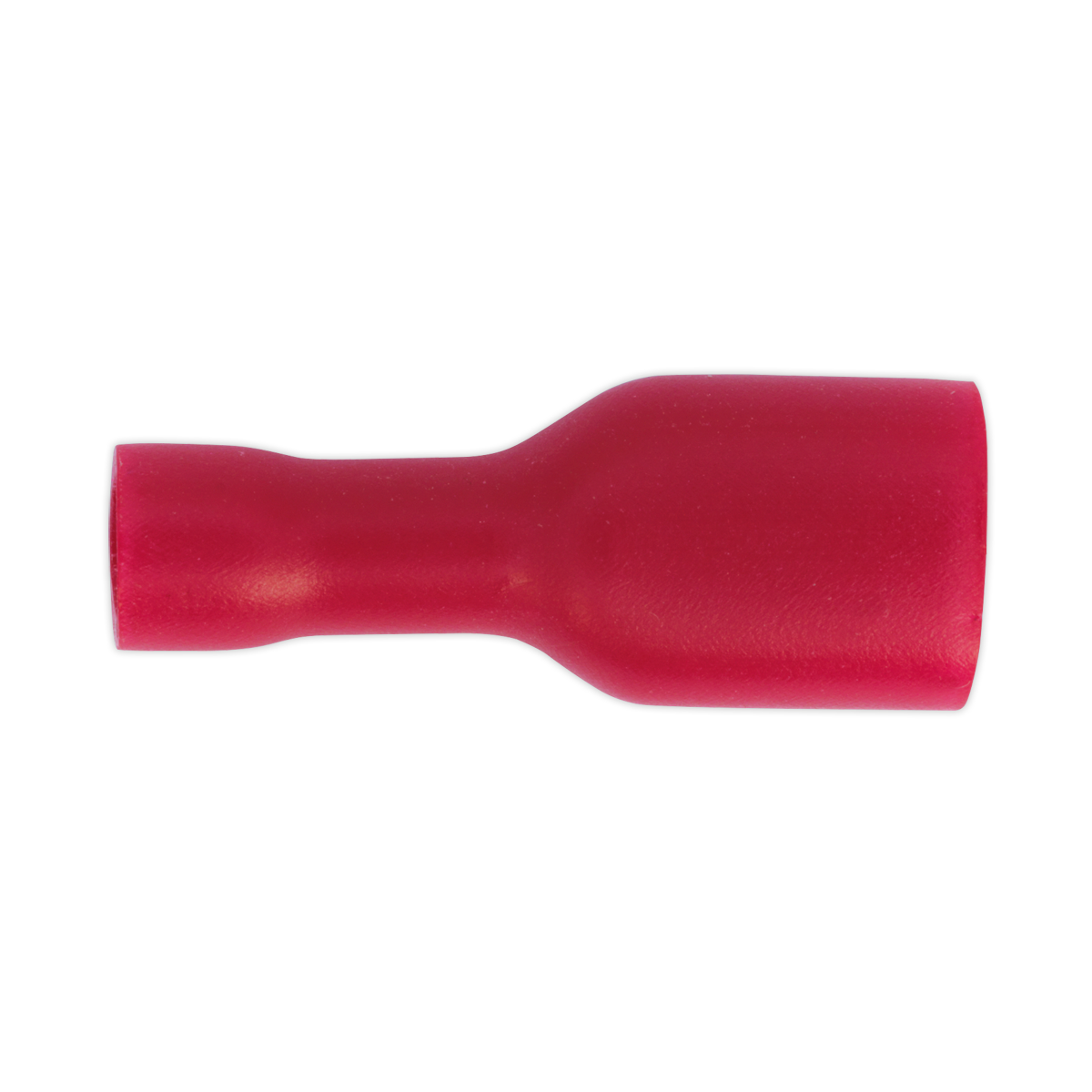 Fully Insulated Female Terminal 6.3mm, Red - Pack of 100