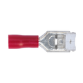 Piggy-Back Terminal 6.3mm, Red - Pack of 100
