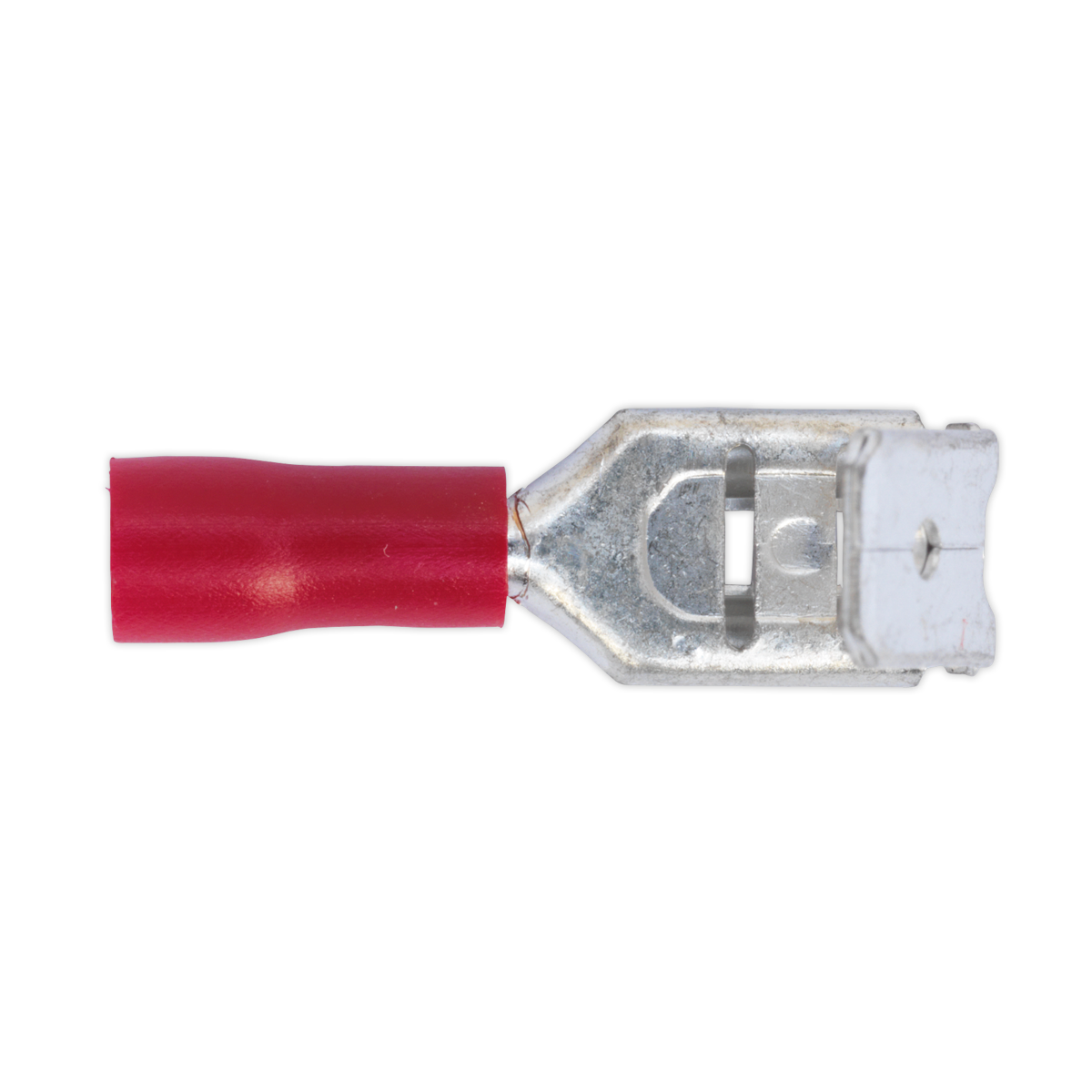 Piggy-Back Terminal 6.3mm, Red - Pack of 100