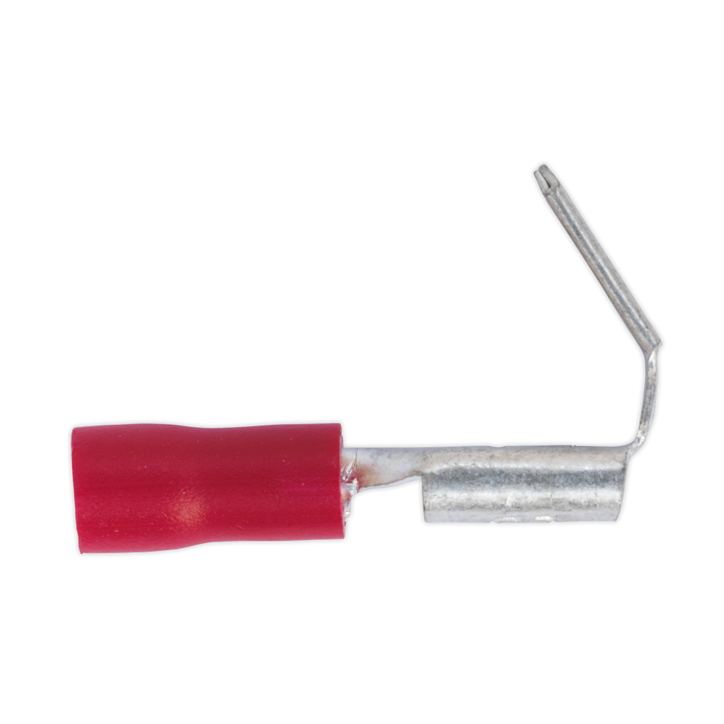 Piggy-Back Terminal 6.3mm, Red - Pack of 100