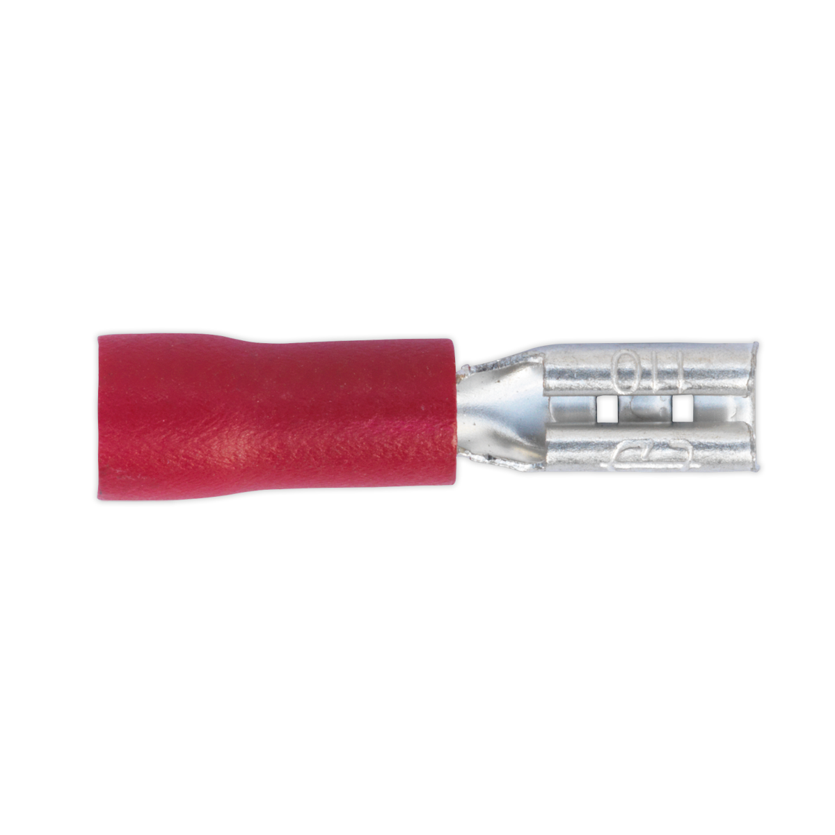 Push-On Female Terminal 2.8mm, Red - Pack of 100