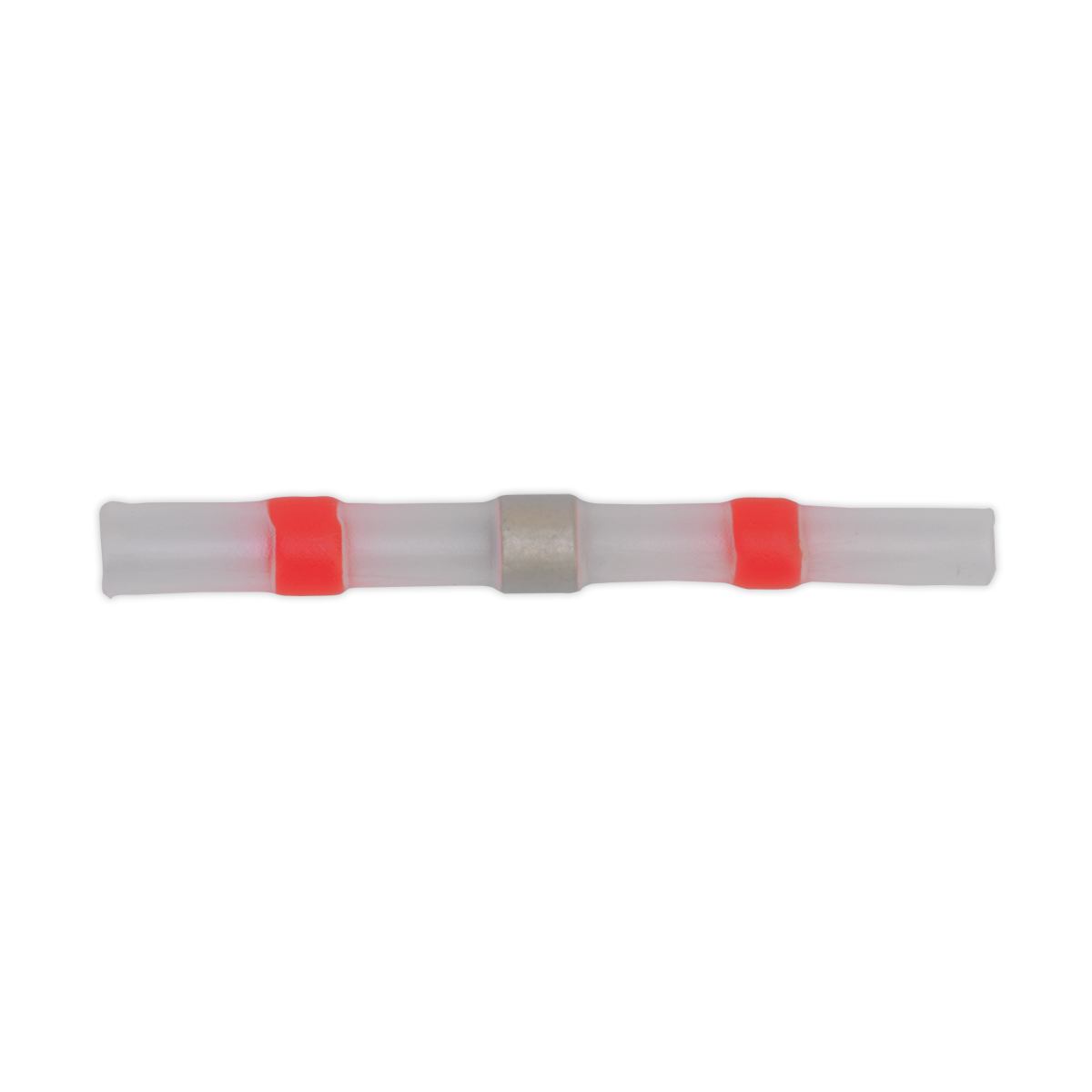 Heat Shrink Butt Connector Solder Terminal 22-18 AWG, Red - Pack of 25