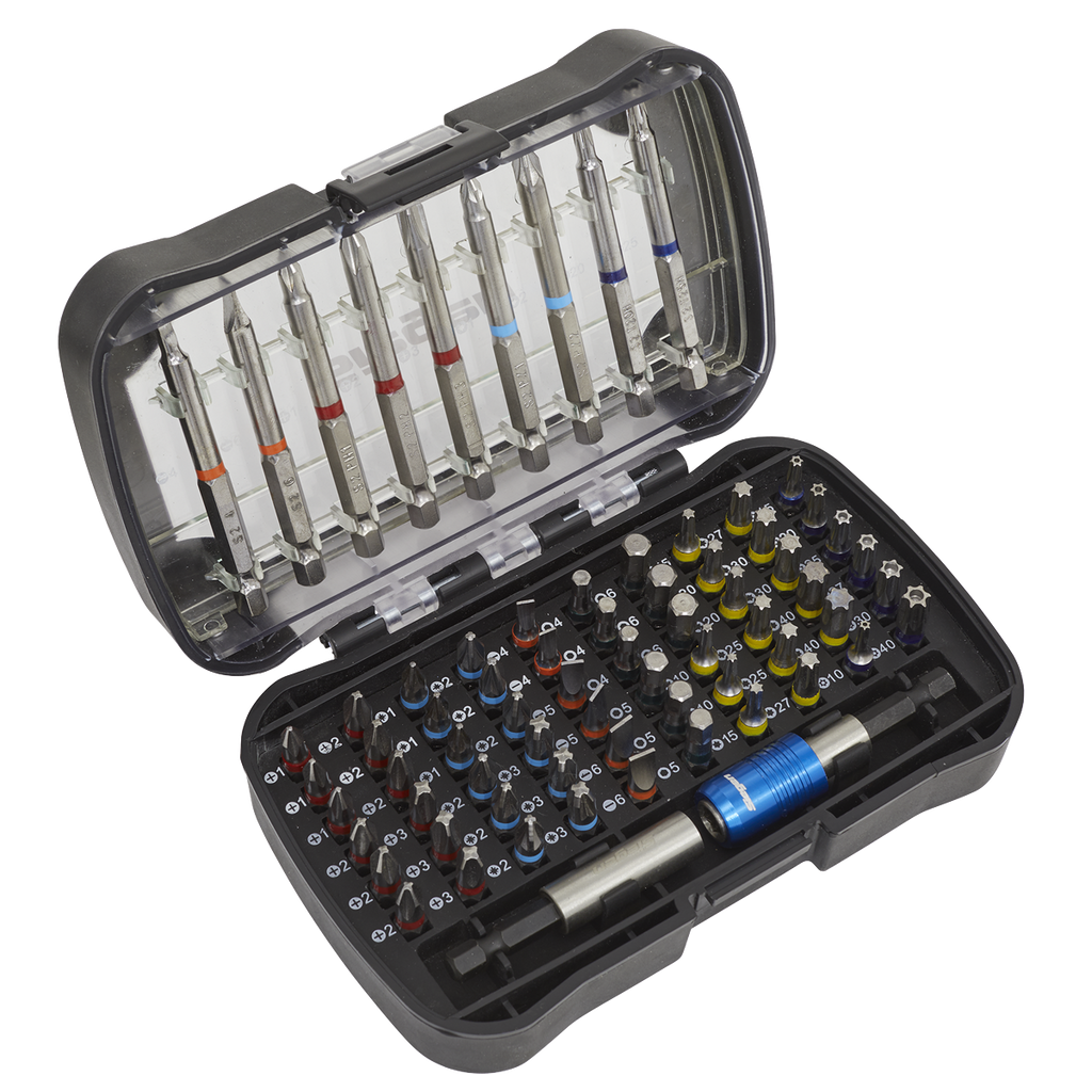Siegen Colour-Coded Power Tool Bit Set 71pc