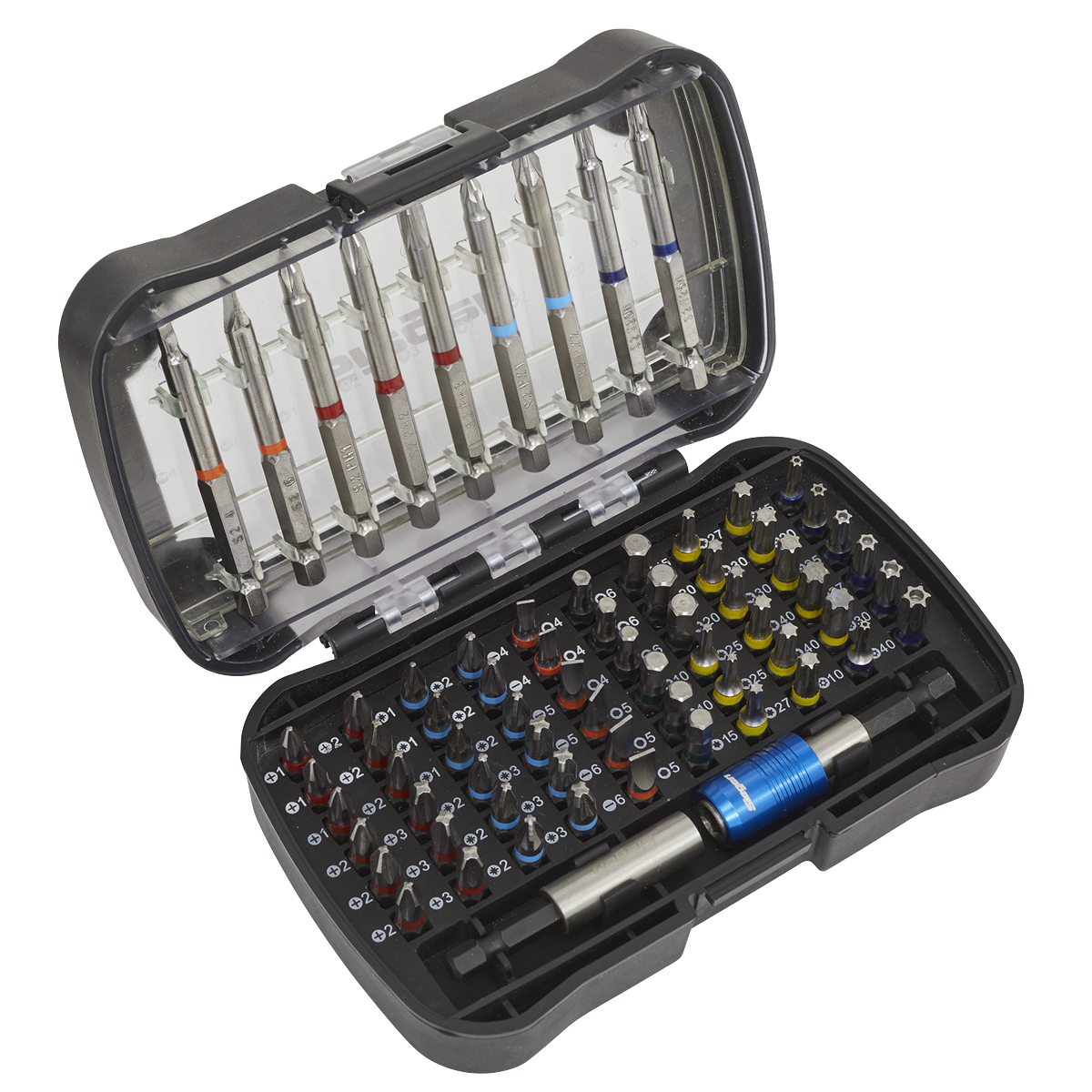 Siegen Colour-Coded Power Tool Bit Set 71pc