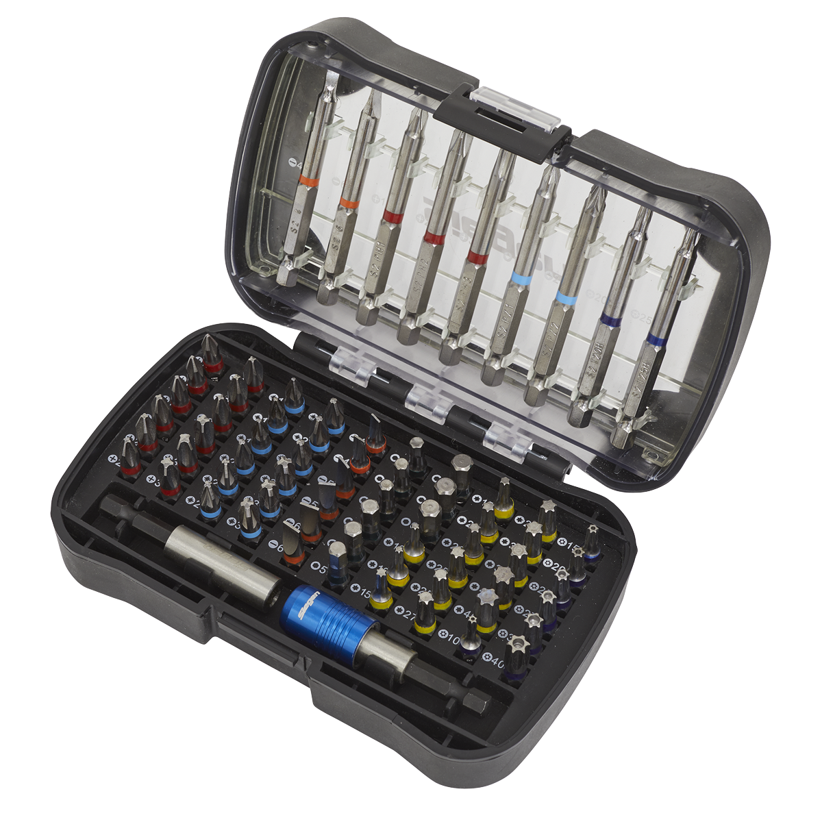 Siegen Colour-Coded Power Tool Bit Set 71pc