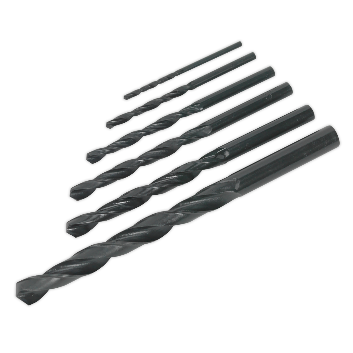 Siegen HSS Drill Bit Set 6pc - DIN 338