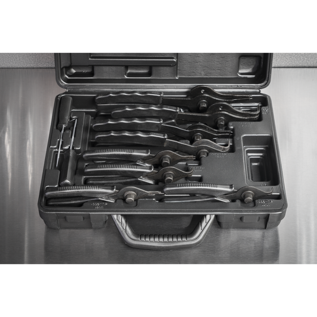 Siegen Internal/External Circlip Pliers Set 10pc