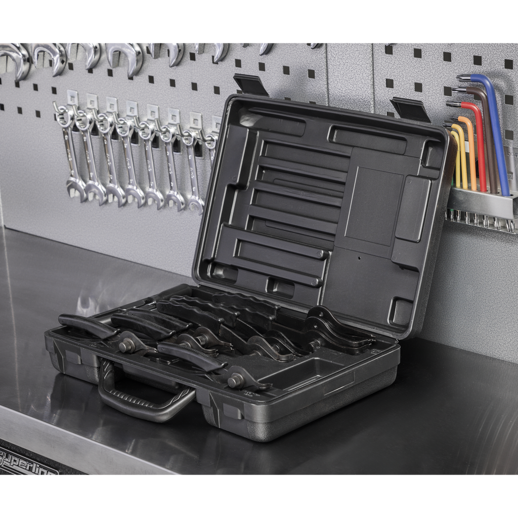 Siegen Internal/External Circlip Pliers Set 10pc