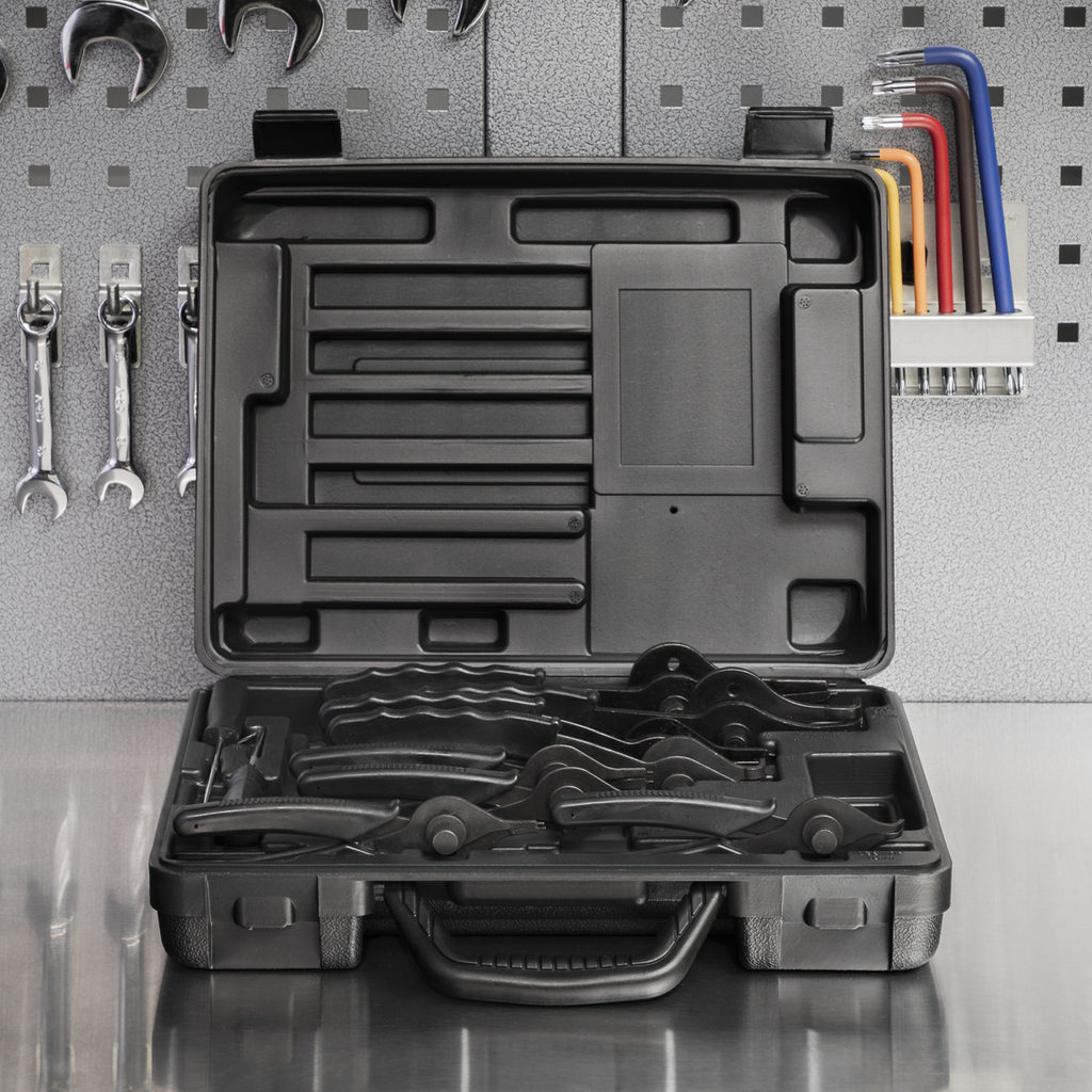 Siegen Internal/External Circlip Pliers Set 10pc