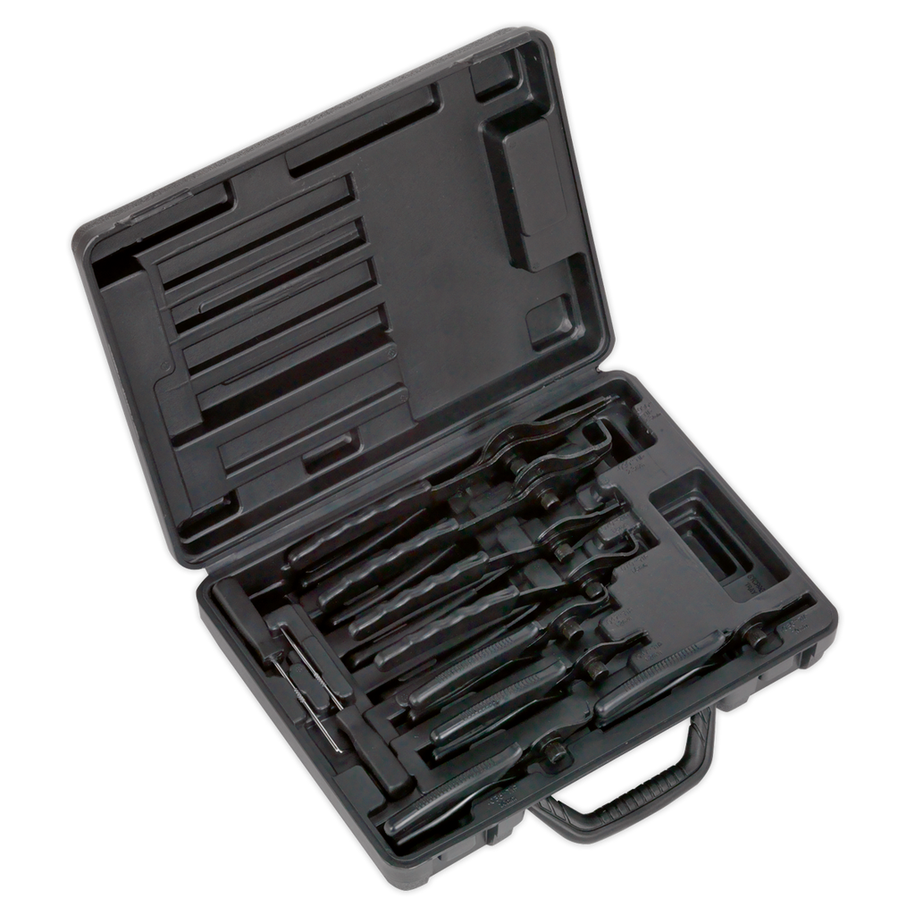 Siegen Internal/External Circlip Pliers Set 10pc