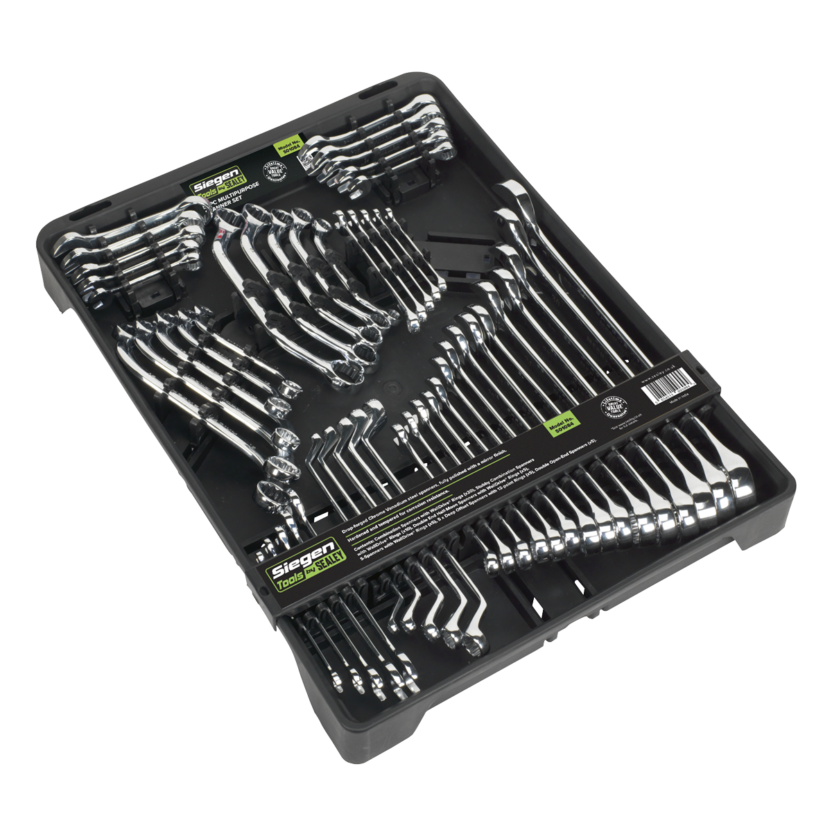 Siegen Multipurpose Spanner Set 50pc
