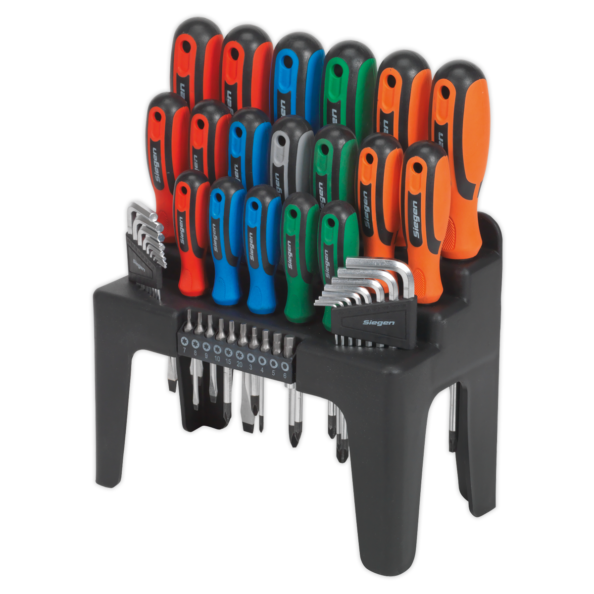Siegen Screwdriver, Hex Key & Bit Set 44pc