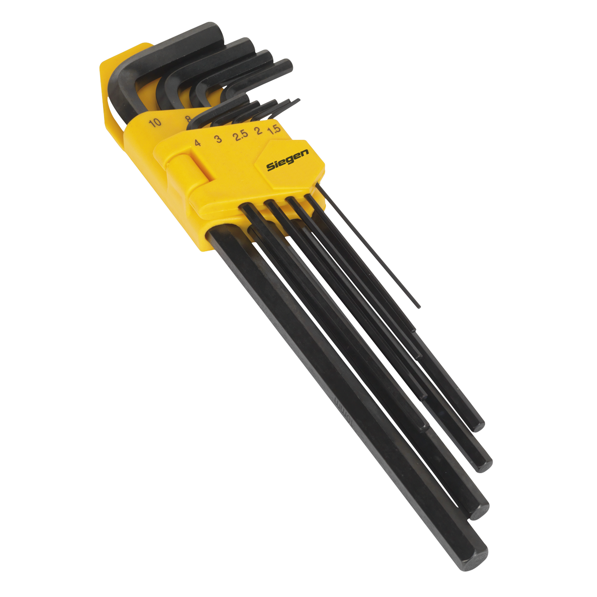 Siegen Extra-Long Hex Key Set 9pc