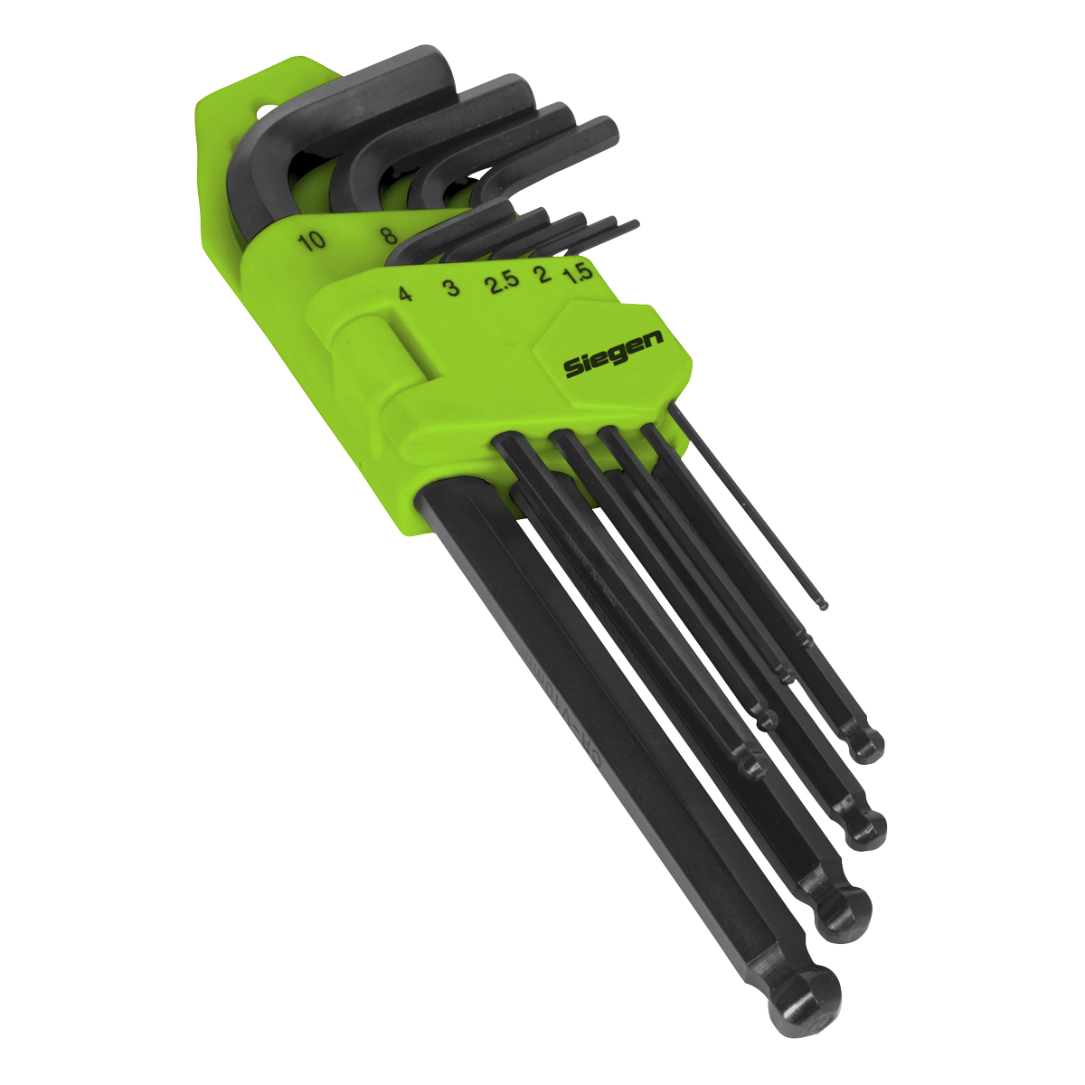 Siegen Long Ball-End Hex Key Set 9pc