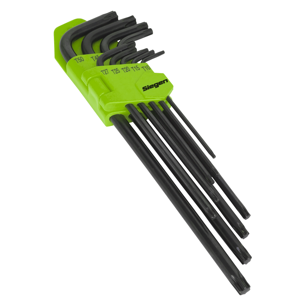 Siegen Extra-Long TRX-Star* Key Set 9pc