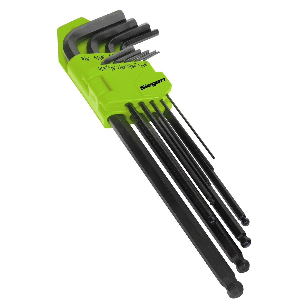 Siegen Imperial Extra-Long Ball-End Hex Key Set 9pc