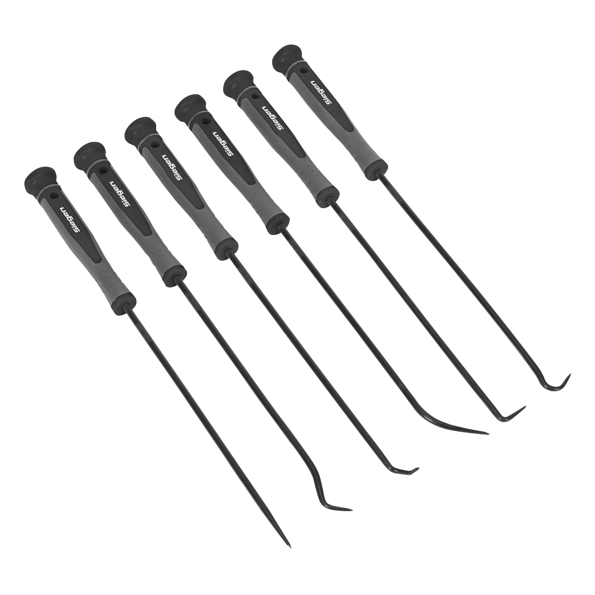 Siegen Extra-Long Pick & Hook Set 6pc