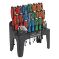 Siegen Hammer-Thru Screwdriver, Hex Key & Bit Set 44pc