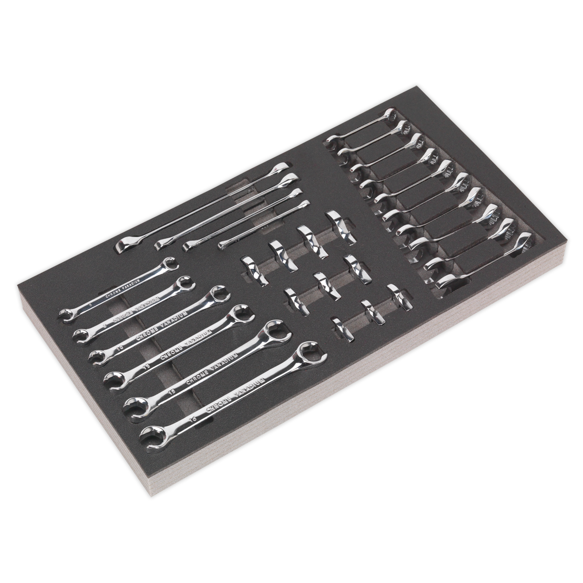 Siegen Specialised Spanner Set with Tool Tray 30pc