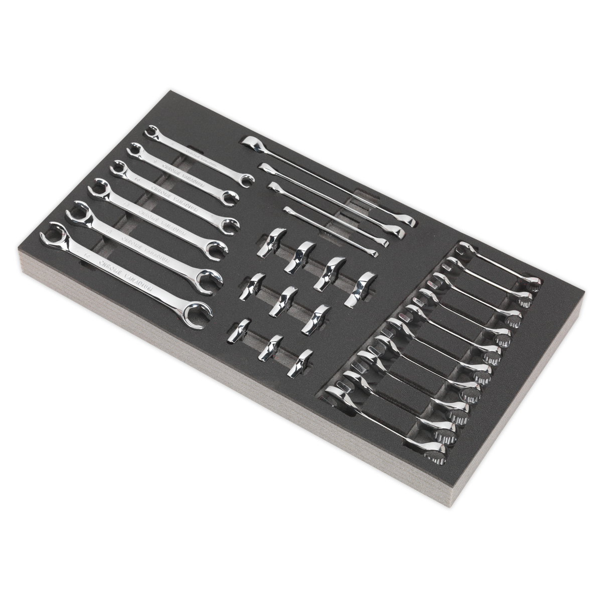 Siegen Specialised Spanner Set with Tool Tray 30pc