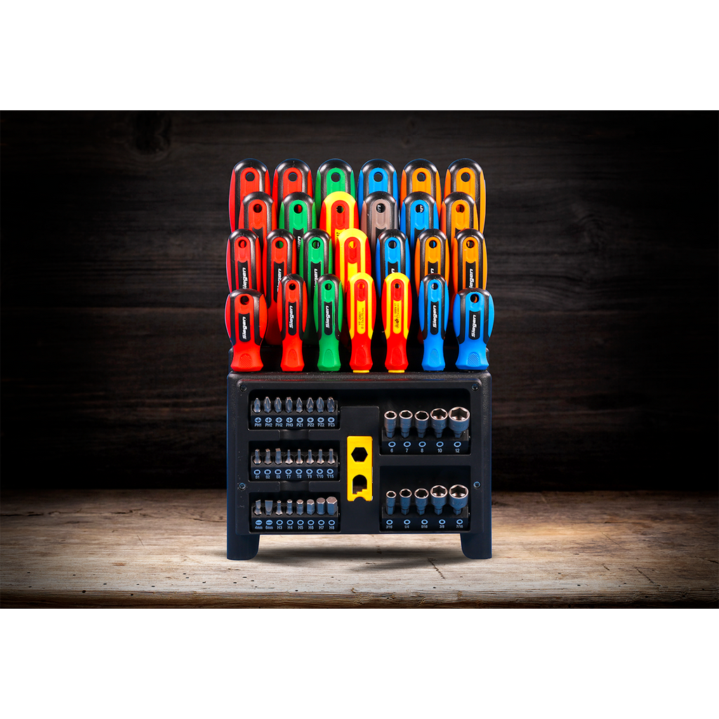 Siegen Screwdriver, Bit & Nut Driver Set 61pc