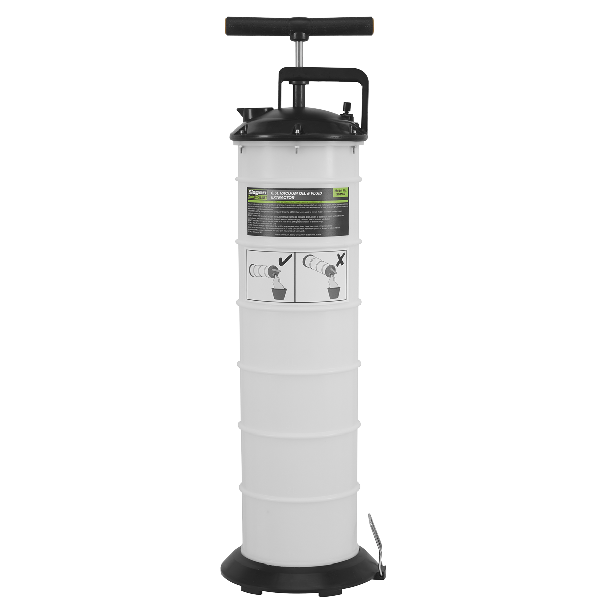 Manual Vacuum Oil & Fluid Extractor Pump 6.5L